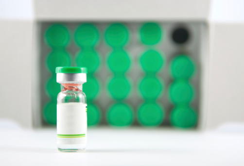 A vial that contains the hepatitis B vaccine is a liver treatment.