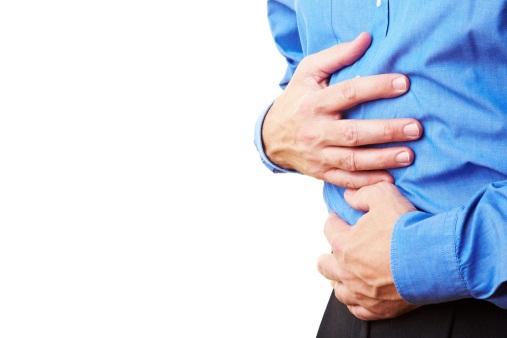 Budd Chiari syndrome (hepatic vein thrombosis) causes pain in the abdomen.