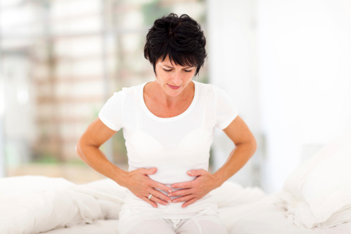Cholestasis is a bile duct condition that can cause abdominal pain.